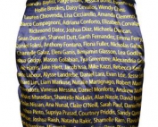 Clancy Catholic College Exodus Baseball Jacket names printed lining