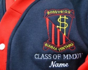 Bonnyrigg High School Baseball Jacket and Cardigan Jacket Emblem