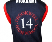 Crookwell High School Year 12 Baseball Jackets Back