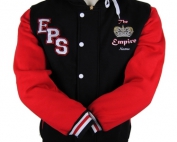 The Empire Performance Studios Custom Made Hooded Baseball Jacket 1Front