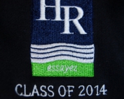 Hunter River High School Year 12 Baseball Jackets school emblem