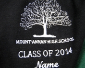 Mount Annan High School Year 12 Baseball Jackets Embroidered Emblem