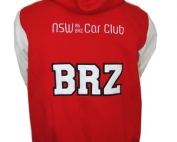 NSW 86 and BRZ Car Club Custom Made Varsity Jacket Back Design