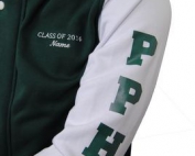 Picnic Point High School Baseball Jacket Sleeve