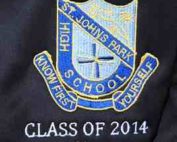 St Johns Park High School Custom Made Active Jacket Embroidery