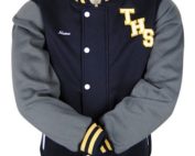 Thornbury High School Custom Year 12 Varsity Jacket Front