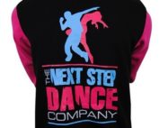 The Next Step Dance Company Hooded Varsity Jacket back