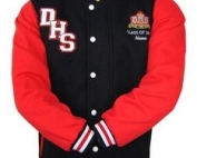 Deniliquin High School Exodus Baseball Jacket Front