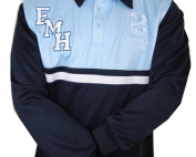 Eden Marine High School Custom Made Baseball Jacket And Jersey Front