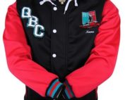 Quinns Baptist School custom varsity jacket
