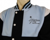 Sirius College custom varsity jacket
