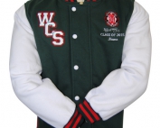 Woodenbong Central School custom varsity jacket