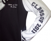 australian international academy vic custom baseball jacket printed sleeve