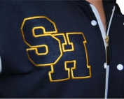 sacred heart high school custom made baseball jacket letters