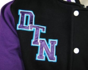 dance theatre network custom baseball jackets usa dance tour satin applique