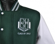 east hills girls technology high school exodus baseball jacket school emblem