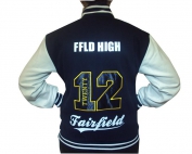 fairfield high school baseball jacket back