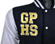 glenmore park high school exodus baseball jacket satin look letters