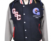 gisborne secondary college exodus baseball jacket front
