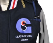 gisborne secondary college exodus baseball jacket embroidered school emblem