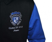glendale technology high school custom baseball jacket