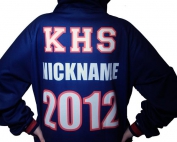 kincumber high school custom hoodie back
