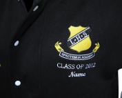 lismore high school exodus baseball jacket school emblem