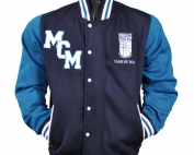 mercy college mackay exodus baseball jacket front