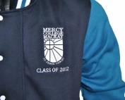 mercy college mackay exodus baseball jacket school emblem