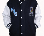 mitchell highschool customised baseball jackets front