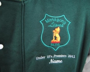 mittagong rugby league club exodus baseball jacket logo