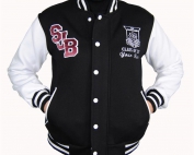 sir joseph banks highschool baseball customised jackets front