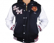 saint marouns college exodus baseball jacket front