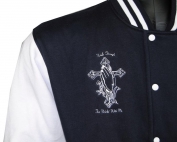 st marys st minas coptic orthodox college exodus baseball jacket embroidered cross