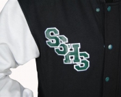 strathfield south highschool customised baseball jackets applique