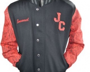 the justice crew baseball jacket emmanuel