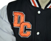dalyellup college exodus baseball jacket orange satin applique