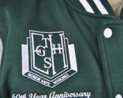 east hills girls technology high school exodus baseball jacket embroidered school emblem