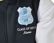 eden marine high school exodus baseball jacket embroidered school emblem