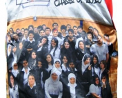 holroyd high school exodus baseball jacket photo printed lining