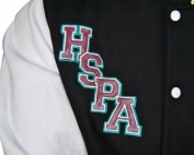 hunter school of performing arts exodus baseball jacket school initials