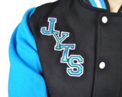 johnny young talent school exodus baseball jackets satin applique letters