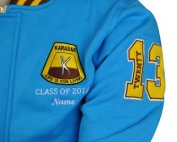 karabar high school exodus baseball jacket number on sleeve