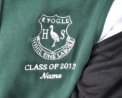 kygole high school exodus baseball jacket embroidered school emblem