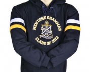 mentone grammar school hooded jumper front