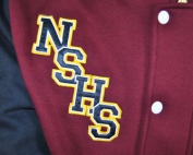 nanango state high school exodus baseball jacket school initials