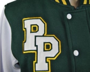 picnic point high school exodus baseball jacket applique initials