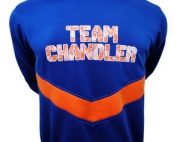 team chandler exodus baseball jacket back