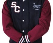 sirius college custom varsity jacket