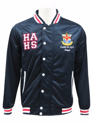 hurlstone agricultural high school baseball jacket front